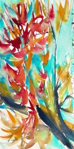 Artwork Autumn Leaves by Hilary Slater