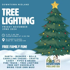 Tree Lighting Celebration Nov 29, 2024